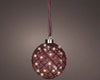 Micro 40 Led Ball Maroon