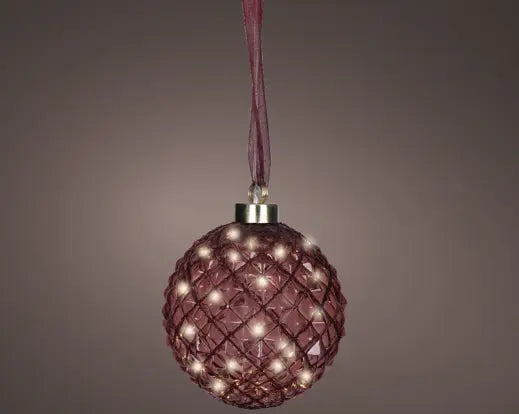 Micro 40 Led Ball Maroon