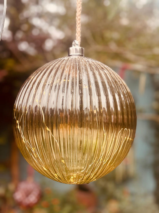 Led christmas ball decor