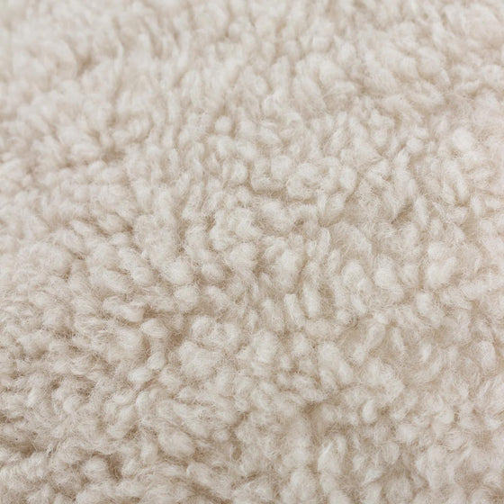 Olann Faux Shearing Cushion Natural