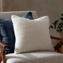  Olann Faux Shearing Cushion Ecru