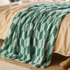 Olsen Green Retro Throw