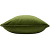 Opulence Olive Velvet Cushion Green