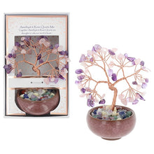  Ornate Chakra Tree Amethyst &amp; Rose Quartz