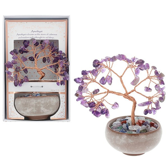 Ornate Chakra Tree Amethyst