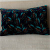 Peacock Design Velvet Cushion 60 x 40 cm - Jaipur Collection