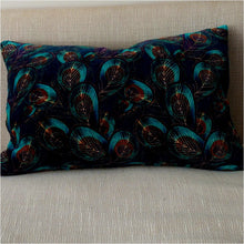  Peacock Design Velvet Cushion 60 x 40 cm - Jaipur Collection
