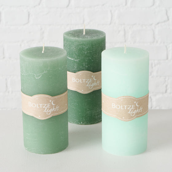 Pillar Candle Green