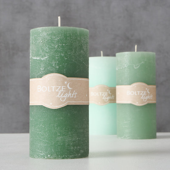 Pillar Candle Green