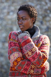 Large size Pink Tintagel Cardigan