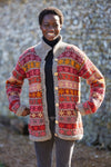 Large size Pink Tintagel Cardigan