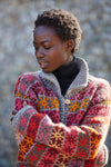 Large size Pink Tintagel Cardigan