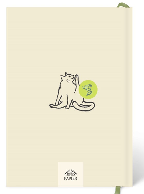 back Playful Cats Lined Notebook