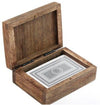 Playing Cards In Wooden Box