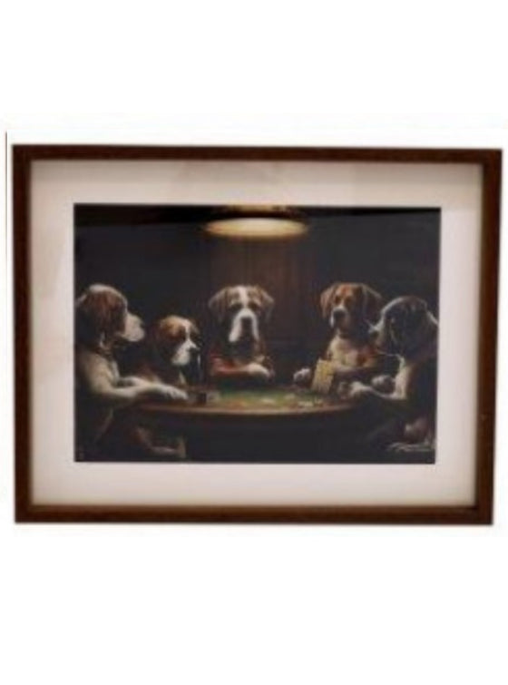 Dogs Poker Wall Art