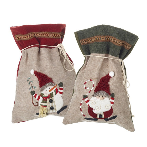 Santa & Snowman Sacks