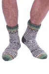 Santiago Sofa Socks Green Bark