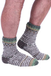 Santiago Sofa Socks Green Bark
