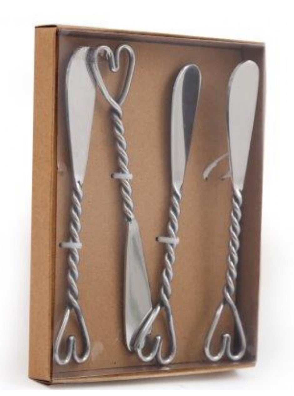 box with butter knife
