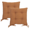 Set of Two Seat Pads Coffee