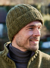 Shetland Roll Back Beanie Moss