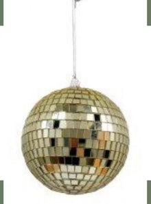  Small Gold Glitter Ball