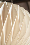 oragami Sphere Natural Pleated Paper Lampshade