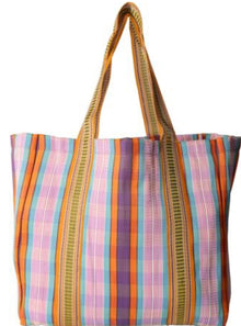  Stripe Blue & Orange Bag