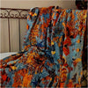 Mary Tropical Print Cotton Velvet Large Throw. Matching 50x50cm and 60x40cm cushions available as well as other complementary products plus there is also an armchair and footstool in the same fabric. Visit www.scapeinteriors.co.uk to see our full range of products. UK Company.