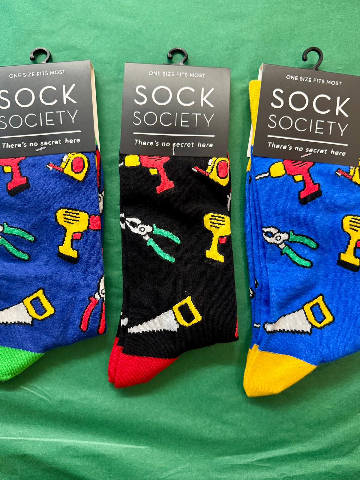 Three pairs of socks for handyman