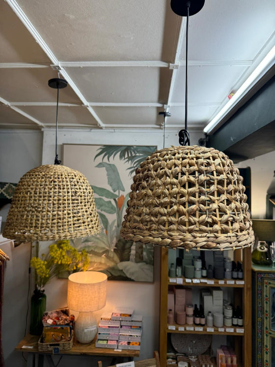 Large Woven Ceiling Light