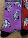 purple Zebra Socks