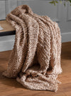 Arvo Boucle Yarn Throw Plaster