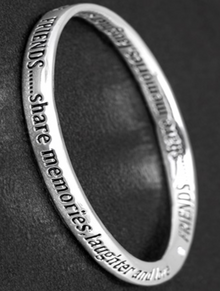  Equilibrium Bangle Friends Silver