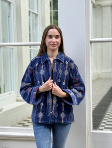  Blue Velvet Suzani Jacket