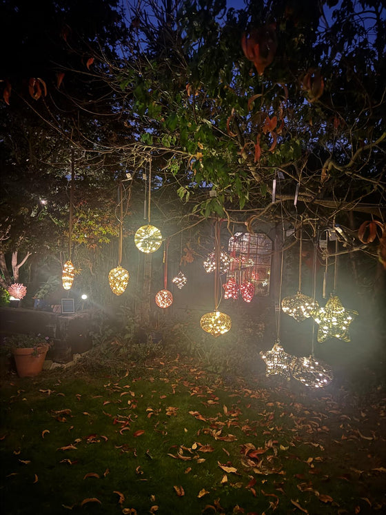 Led christmas ball decor