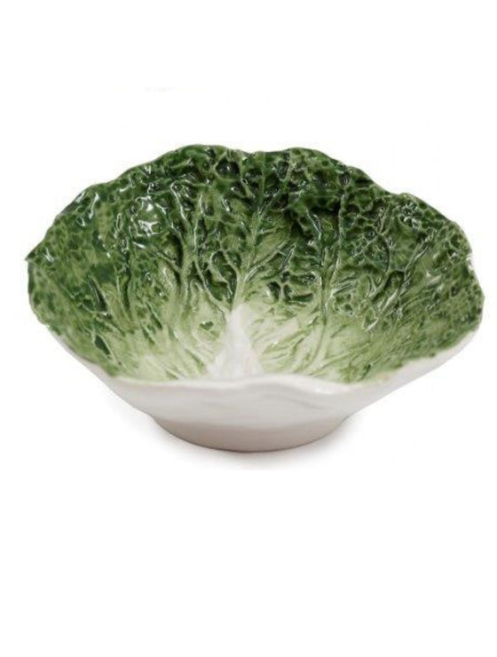 Cabbage Plate Green / White
