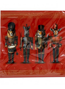 Packs of Twenty Animal Nutcracker Napkins