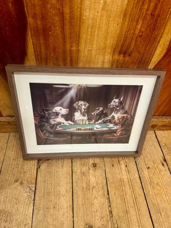 Dogs Poker Wall Art