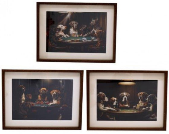 Dogs Poker Wall Art