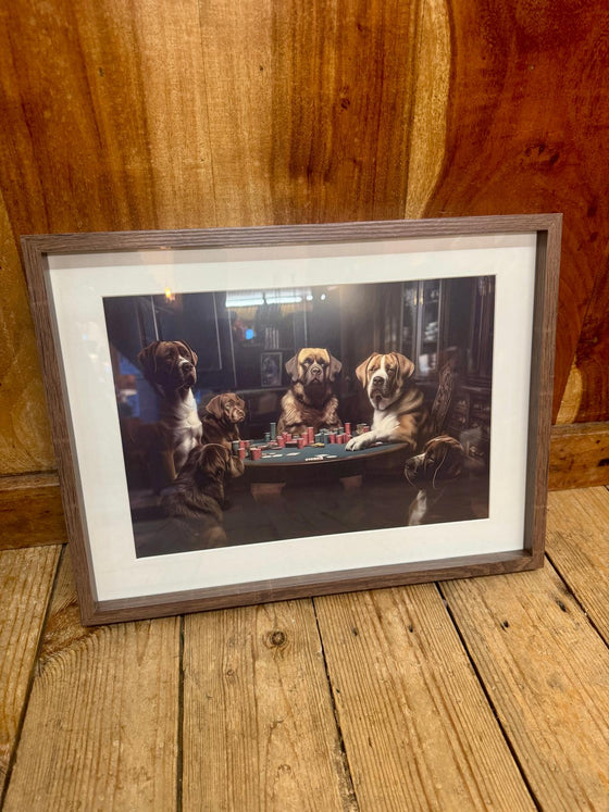 Dogs Poker Wall Art