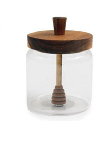  Glass Honey Pot