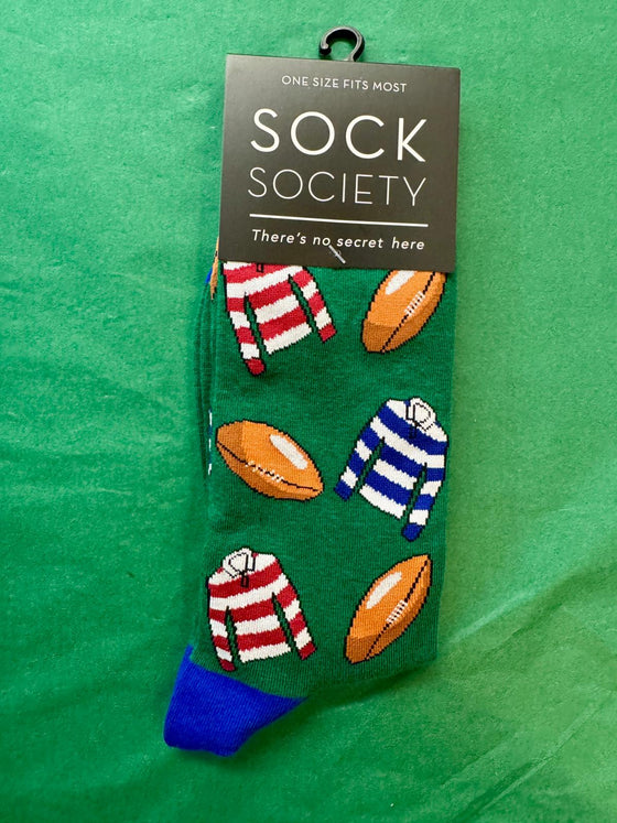 green Rugby Socks Society
