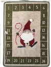 Santa & Snowman Hanging Fabric Advent Calendars
