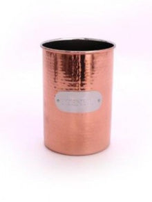  Hammered Copper Utensil Pot