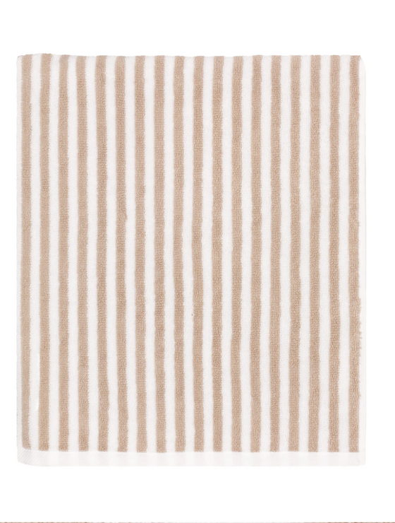 Hebden Striped Towel Natural 70x130cm
