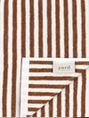 Hebden Striped Towel Pecan 70x130 cm