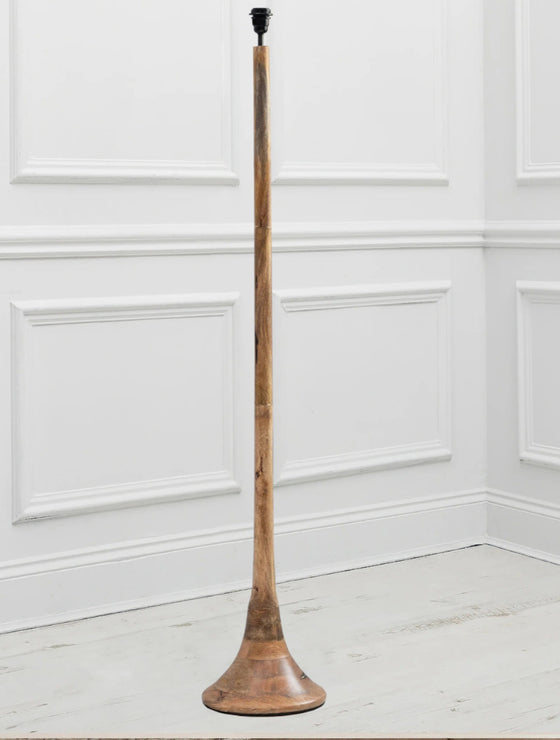 Kinross Floor Lamp Base Mango Wood