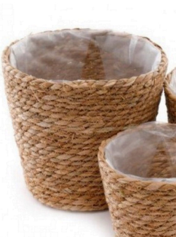 Large Rattan Planter