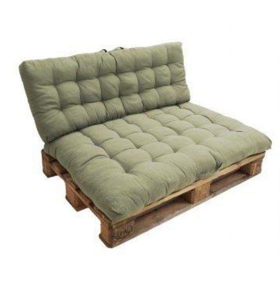 Large Sage Green  Pallet Cushion